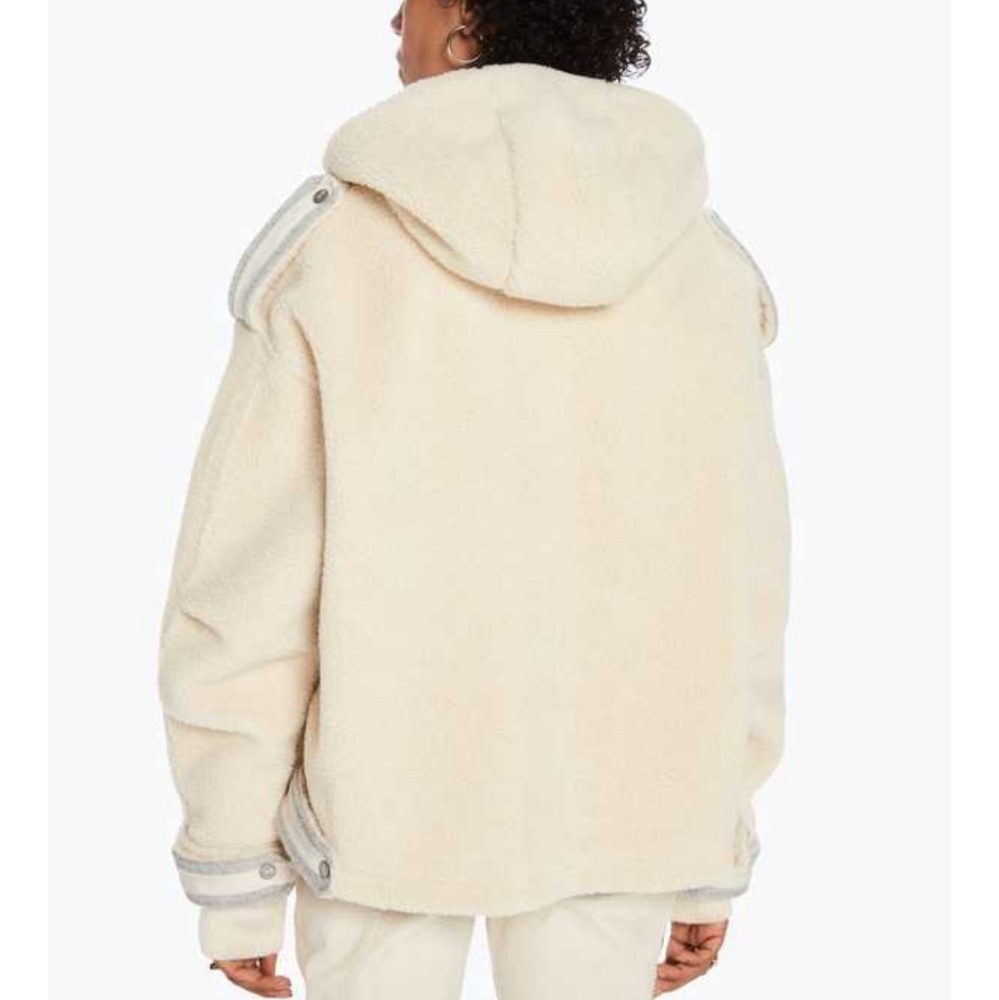SCOTCH & SODA BONDED TEDDY HOODED JACKET - Picture 3 of 15